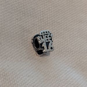 PANDORA Sweet Sixteen (16) Charm for Bracelet